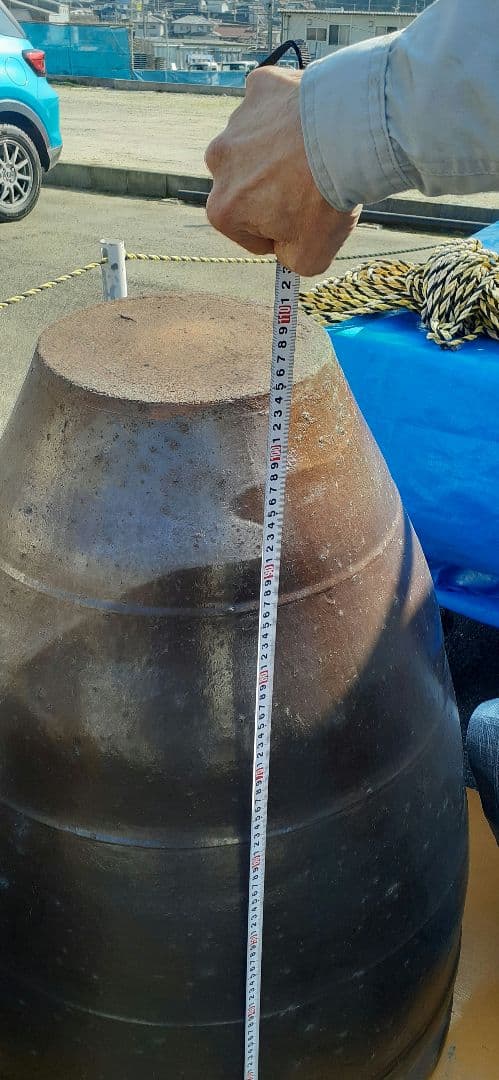 ⑤アンティーク陶器 【特大】甕(かめ) 醤油甕 酒造 希少