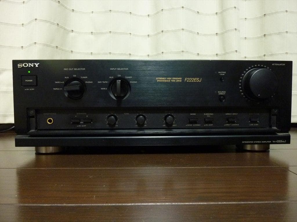 SONY ソニー プリメインアンプ TA-F222ESJ全機能動作 美品