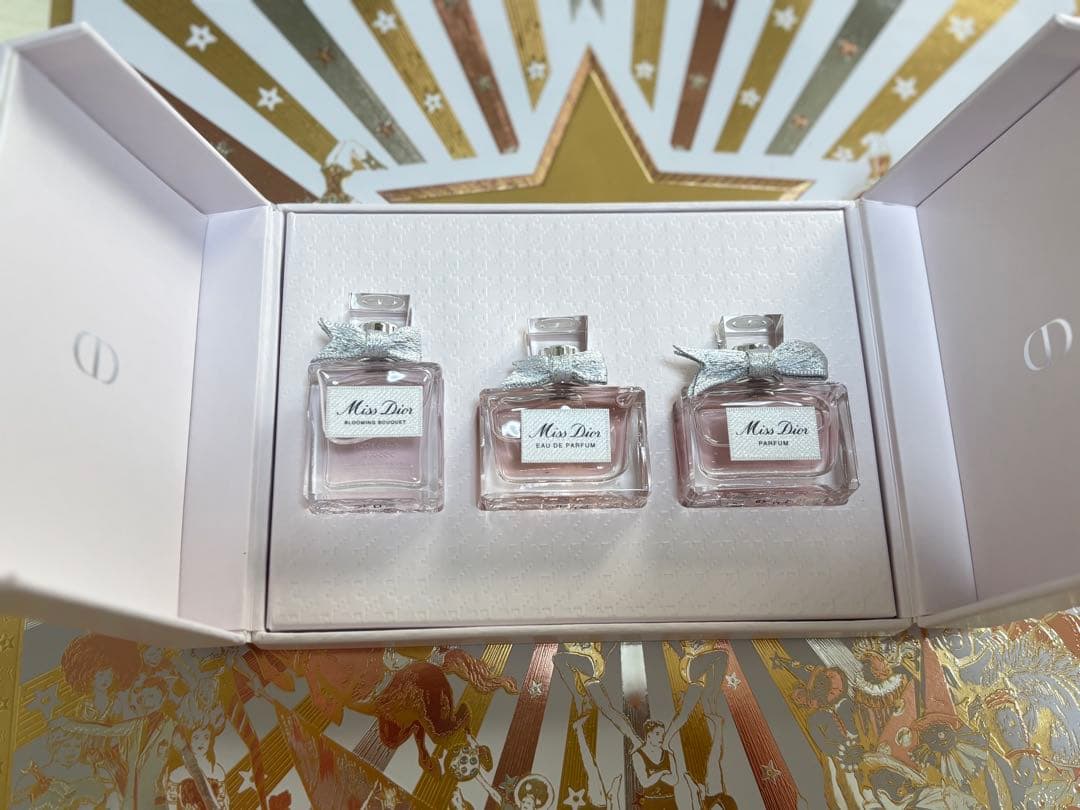 Miss Dior 香水ギフトセット 3本　紙袋付き　　　紙袋なしお値引きあり