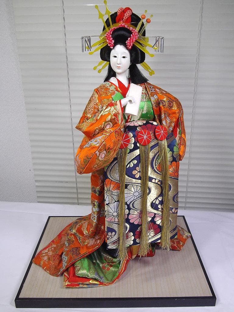 高さ55cm 日本人形 花魁人形 おいらん 玉眼入り