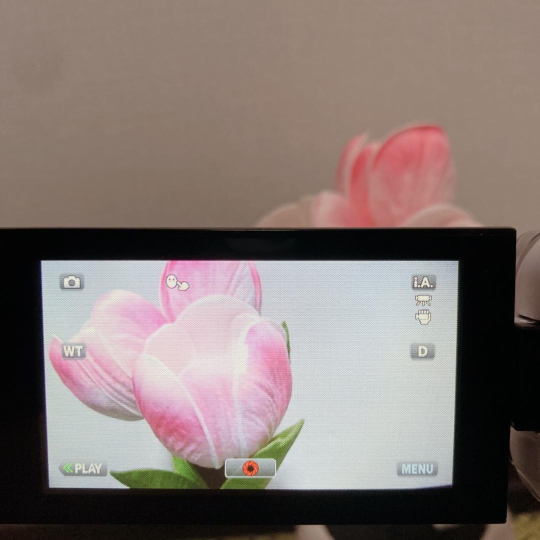 実写有【良品】JVC Everio GZ-E565-W ビデオカメラ バッグ付