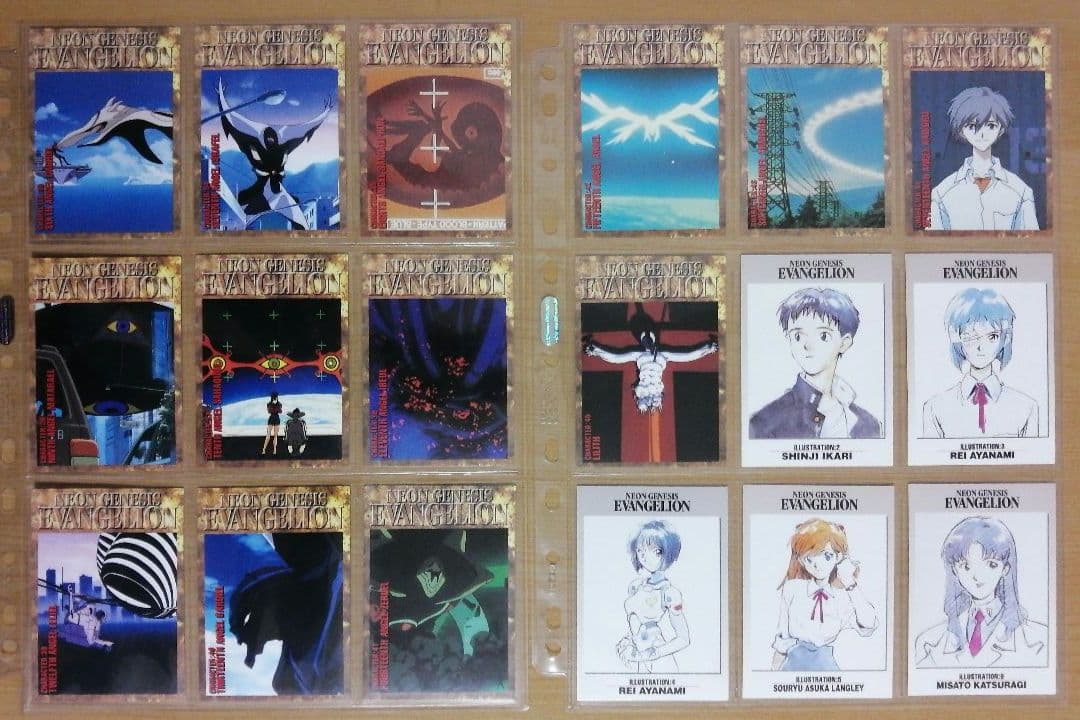 カードダスマスターズ新世紀エヴァンゲリオン第壱集 ノーマルカード 126種類