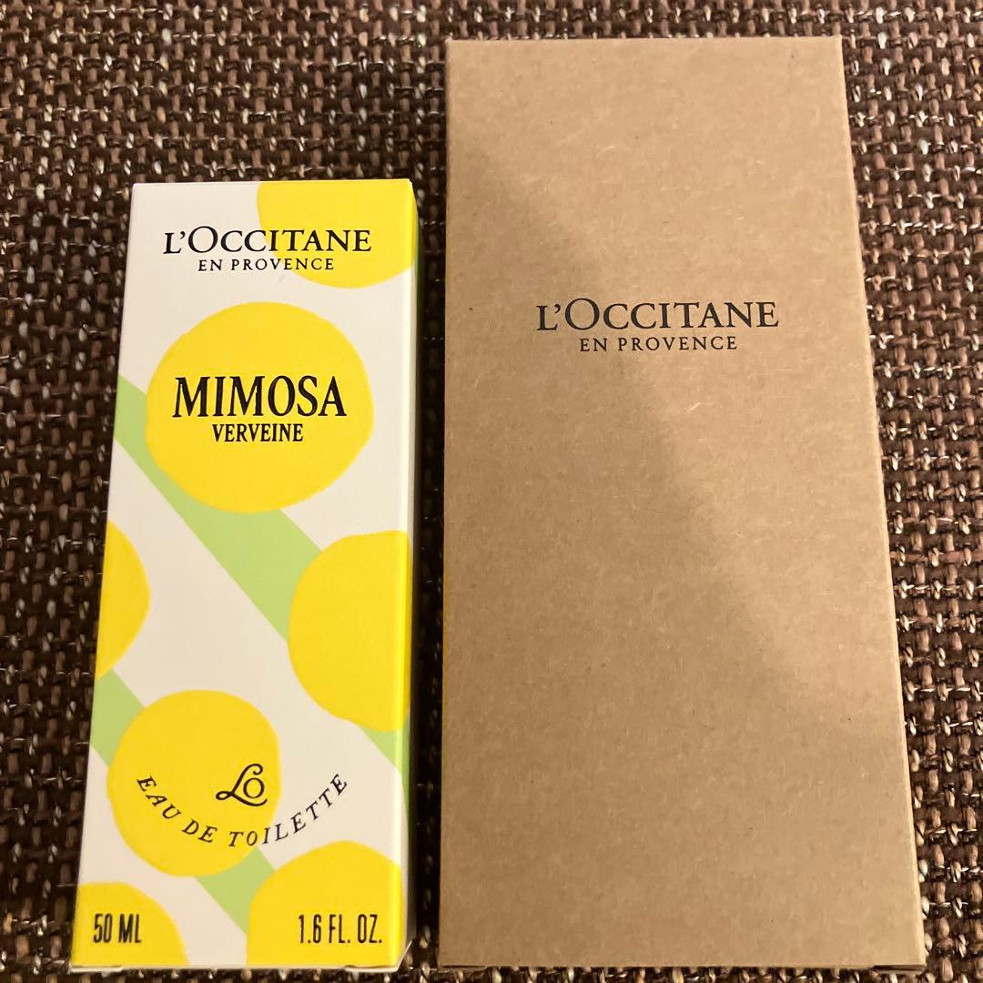 【L'OCCITANE】ミモザ オードトワレ【数量限定】＆ハンドクリームホルダー