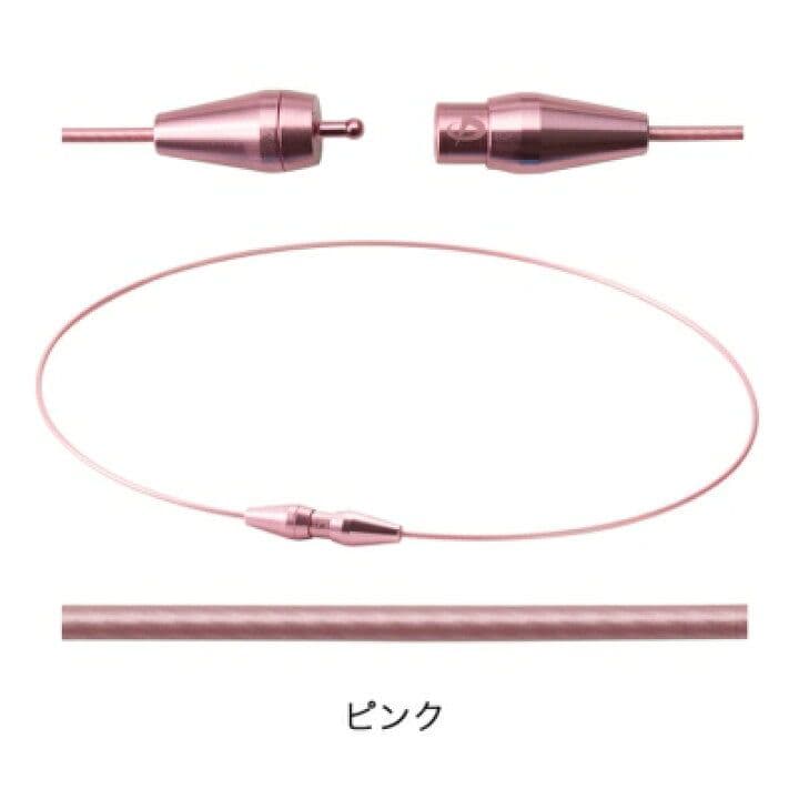 phiten正規品 rakuwaネックワイヤーシングル ピンク ４３cm