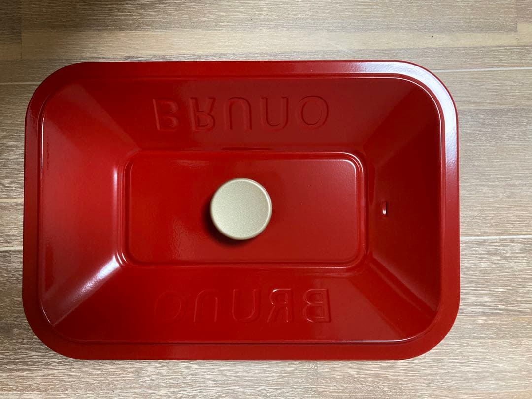 新品　BRUNO コンパクトホットプレート BOE021 レッド