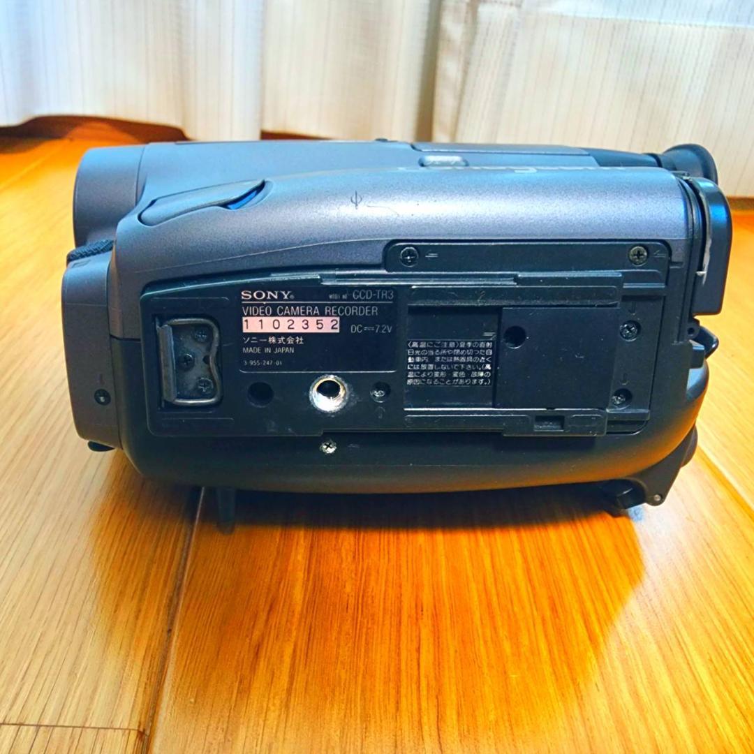 【動作確認済】SONY Hi8 高画質 ビデオカメラ CCD-TR3 セット