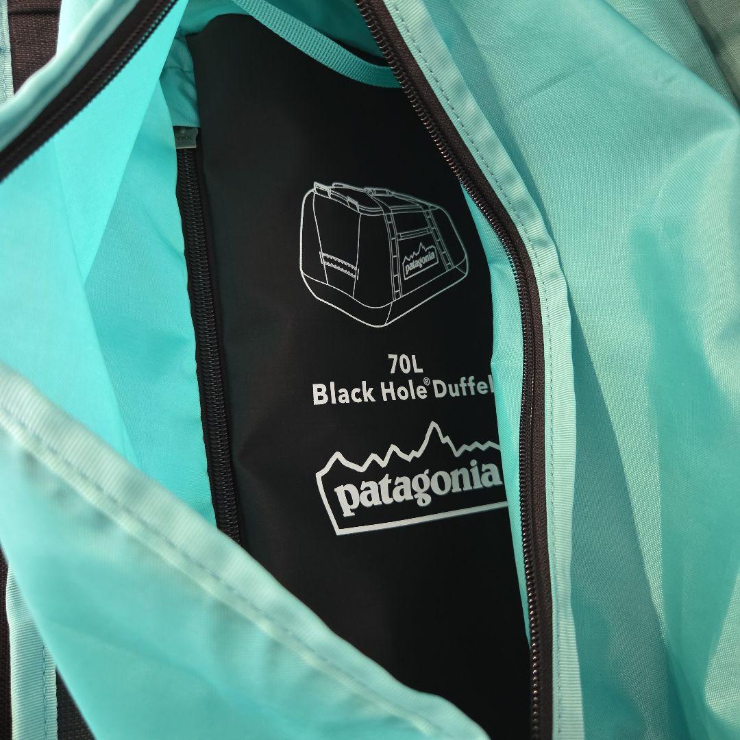 patagonia ブラックホールダッフル　70L 黒