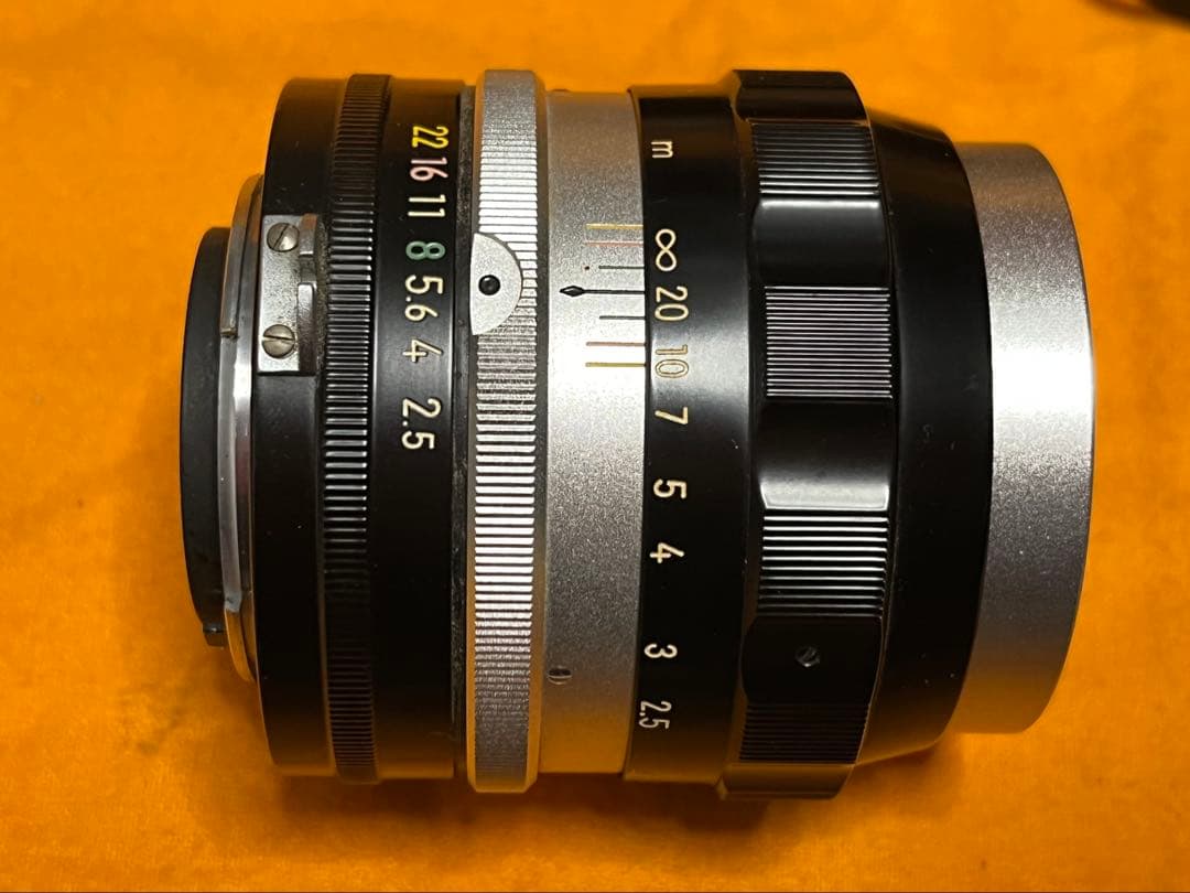 NikomatレンズNikkor-P Auto 1:2.8 f=10.5cm
