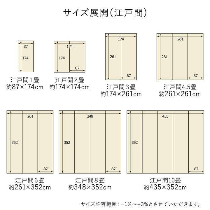 洗える ペット用カーペット ラグ 国産PP 江戸間10畳 畳 日和 グリーン