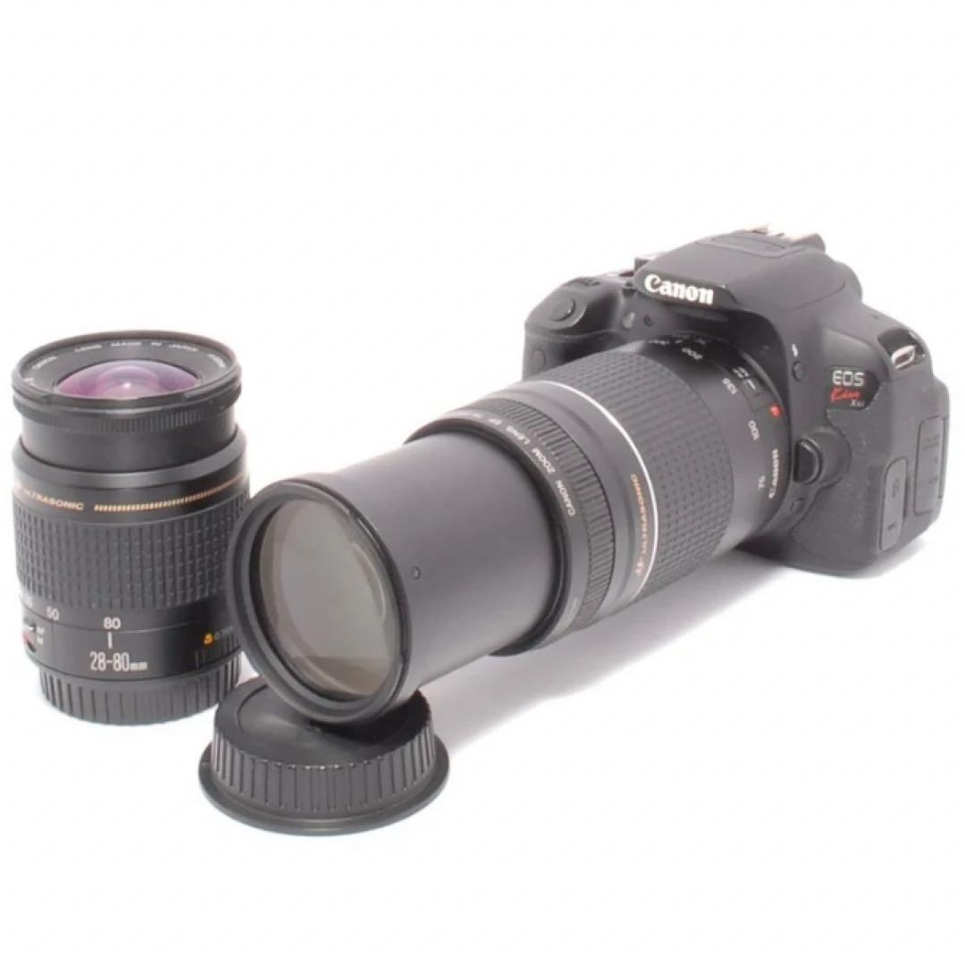 Canon EOS kiss x6i 超望遠　ダブルズームレンズ　美品