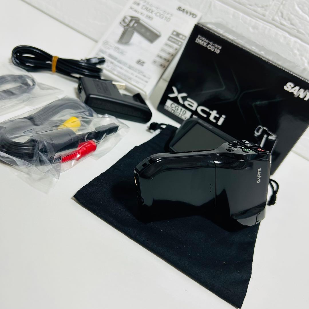 【付属品完備】SANYO デジタルムービーカメラ Xacti DMX-CG10