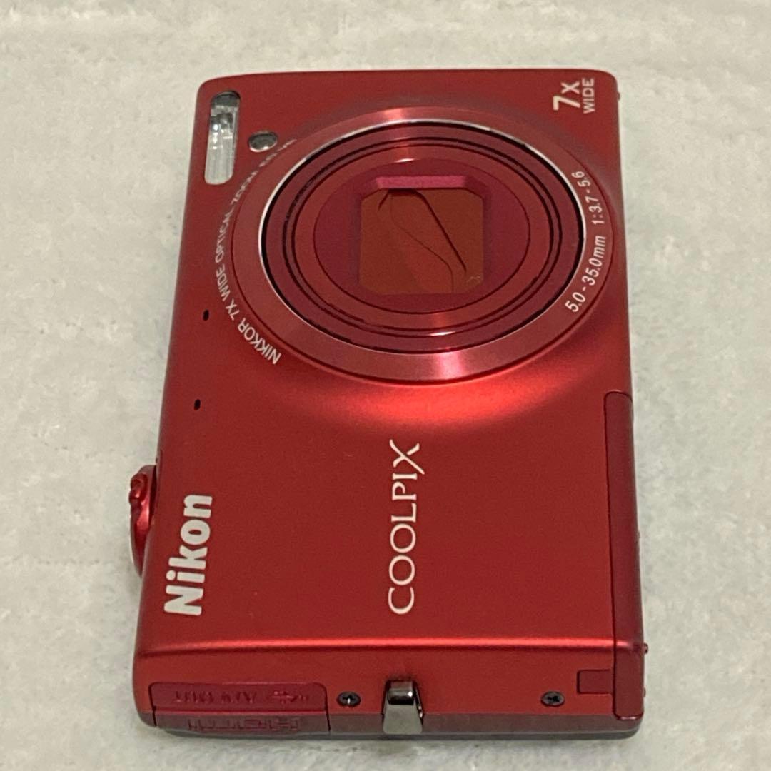 【極美品】Nikon COOLPIX S6100 レッド デジカメ ニコン 箱