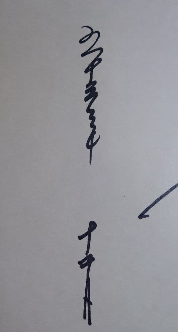 昭和女優 司葉子 直筆サイン色紙 貴重 東宝