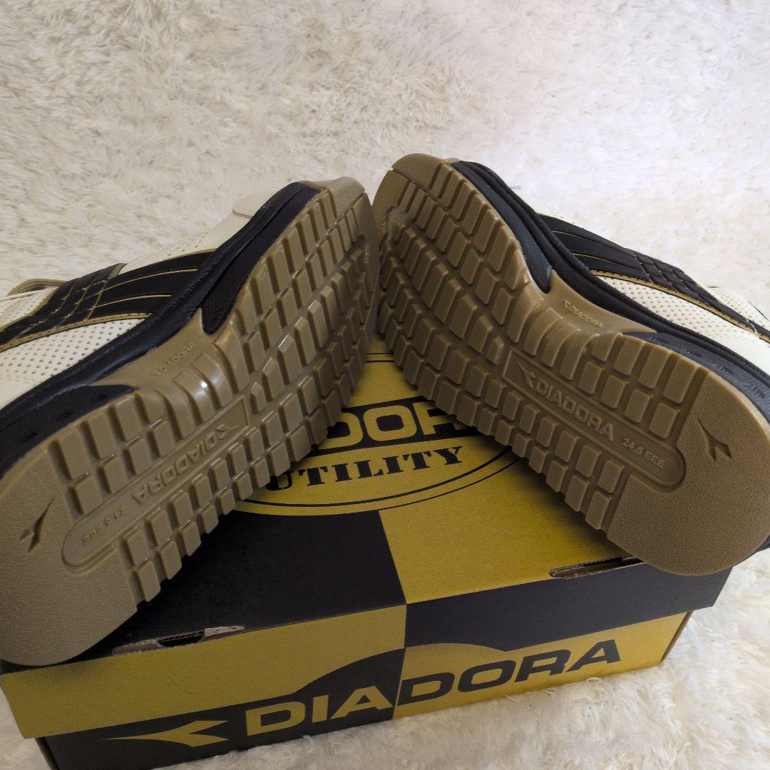 新品 DIADORA(ディアドラ) 安全靴 ピーコック PC-12 24.5cm