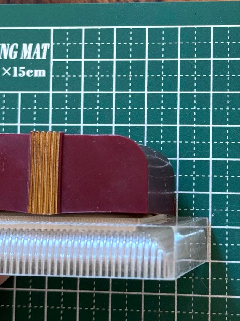 米国製　セルロイド　ヴィンテージ　リング　ジュエリー　ケース　ボックス　ボルドー