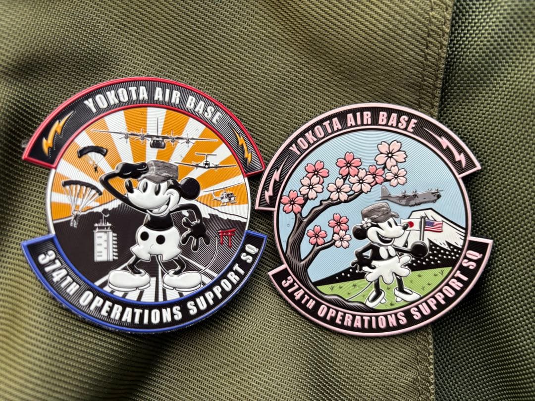 【人気】横田基地 友好祭 2025 ワッペン　新品 2枚セット