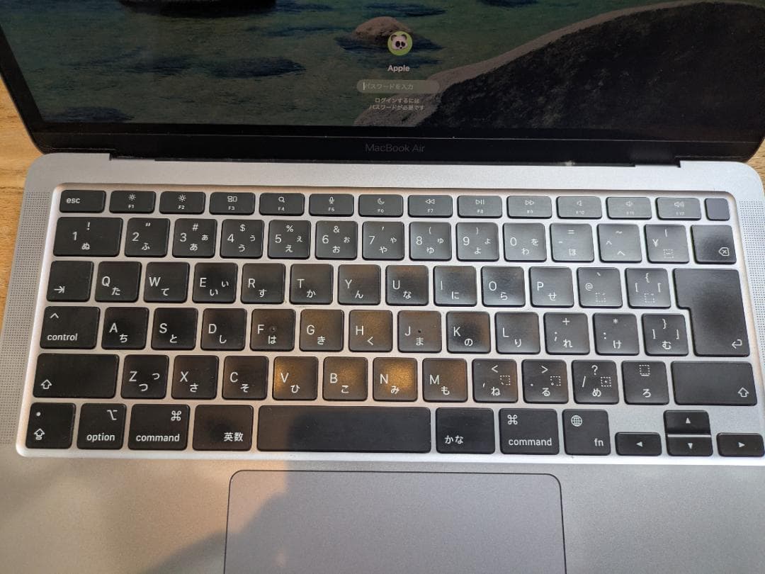 シルバー MacBook 本体 バッテリー85%