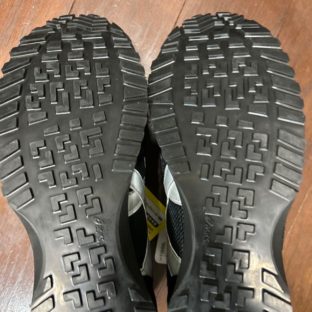 asics アシックス　安全靴　タグ付き美品　25.5cm ブラック