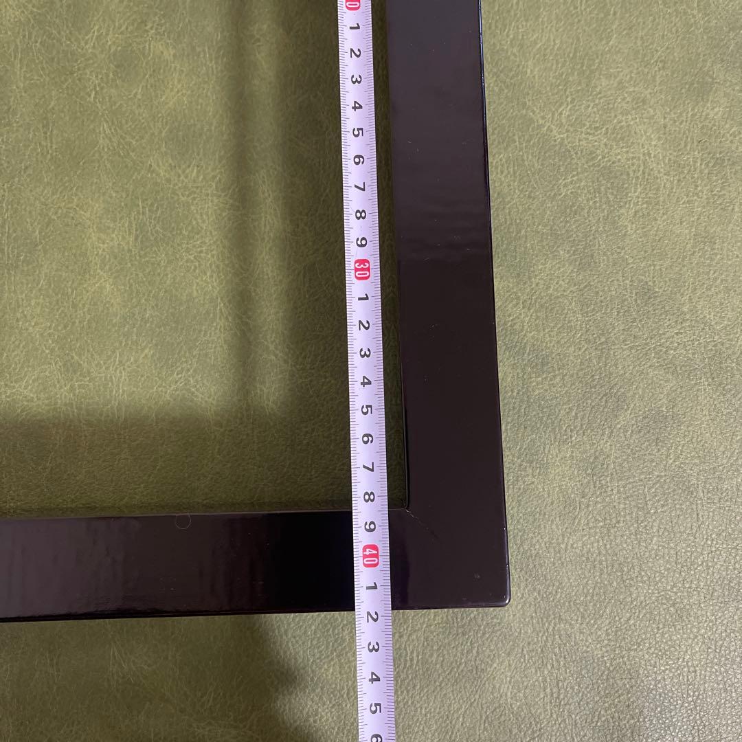茶道具　爐縁　炉縁　輪島塗　克己作　共箱