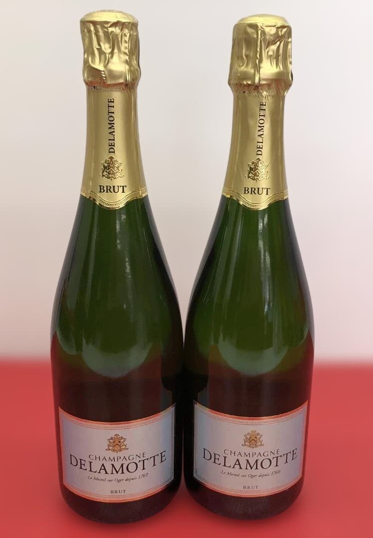 未開栓 DELAMOTTE BRUT シャンパンーニュ 750ml 2本セット
