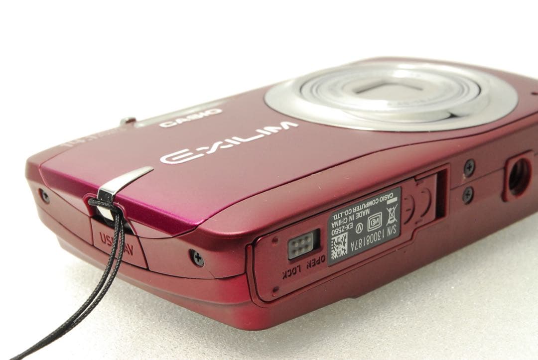 CASIO EXILIM EX-Z550 ❤️スマホ転送 動作確認済み レッド