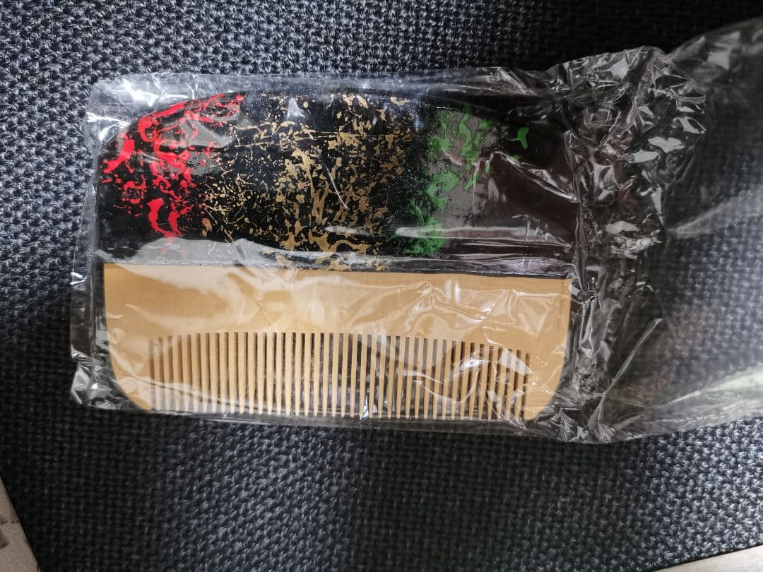 信州木曽名産 手作り お六ぐし 本つげ櫛