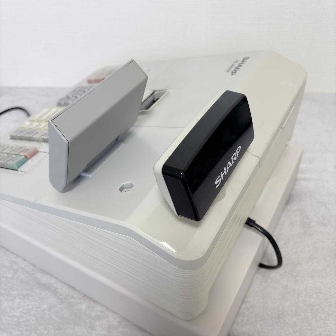 SHARP シャープ 電子レジスター XE-A207W-W キー付 動作確認済