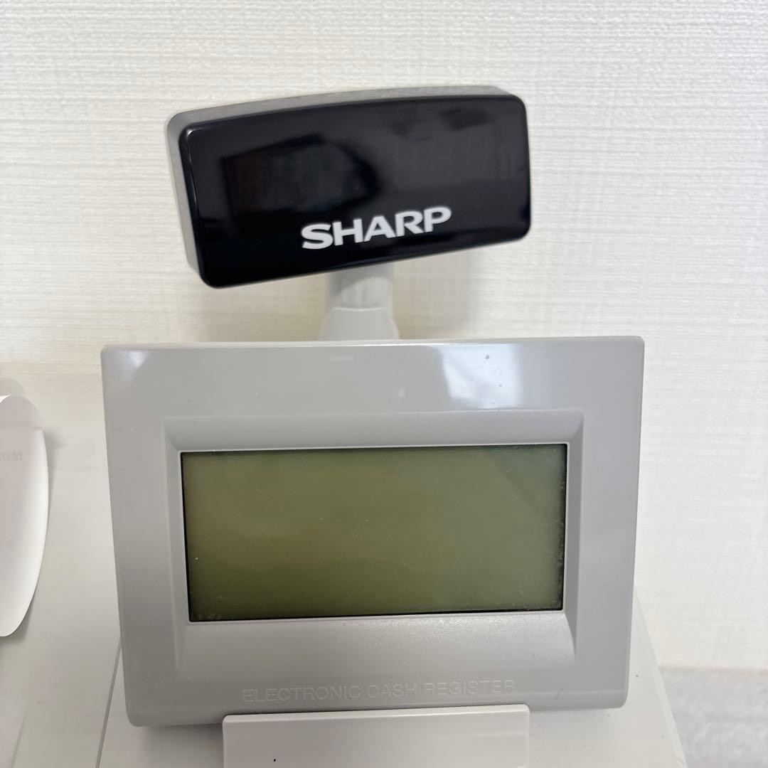 SHARP シャープ 電子レジスター XE-A207W-W キー付 動作確認済