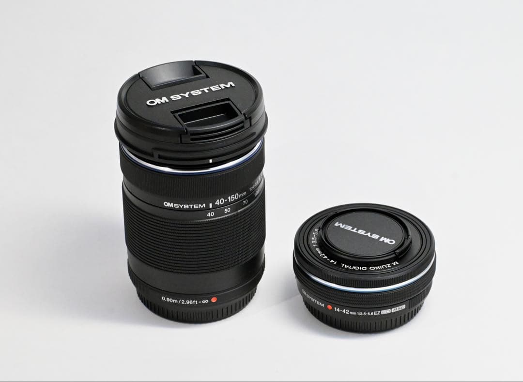 【新品同様】OM SYSTEM PEN E-P7 EZダブルズームキットブラック