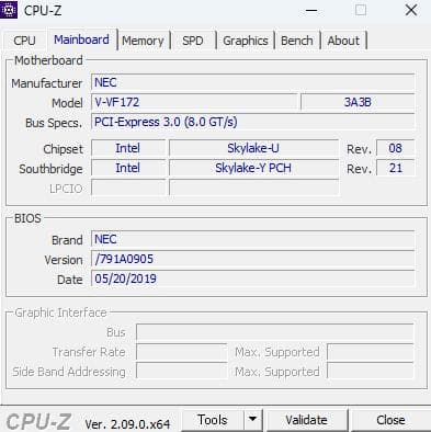 Windowsノート本体 NEC VersaPro VK20LF-U i3 6006U/4GB