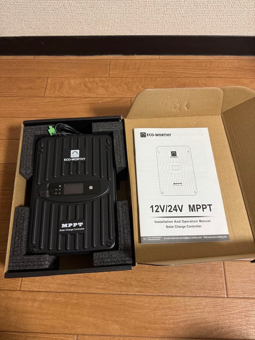 ECO-WORTHY 40A MPPT チャージコントローラー 太陽光 災害対策