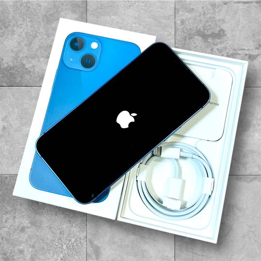 【超美品】iPhone 13 mini 本体 128GB SIMフリー ブルー