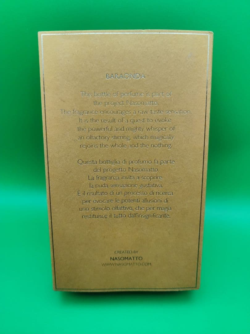 Nasomatto　BARAONDA　ナーゾマット　バラアンダ　香水 30ml