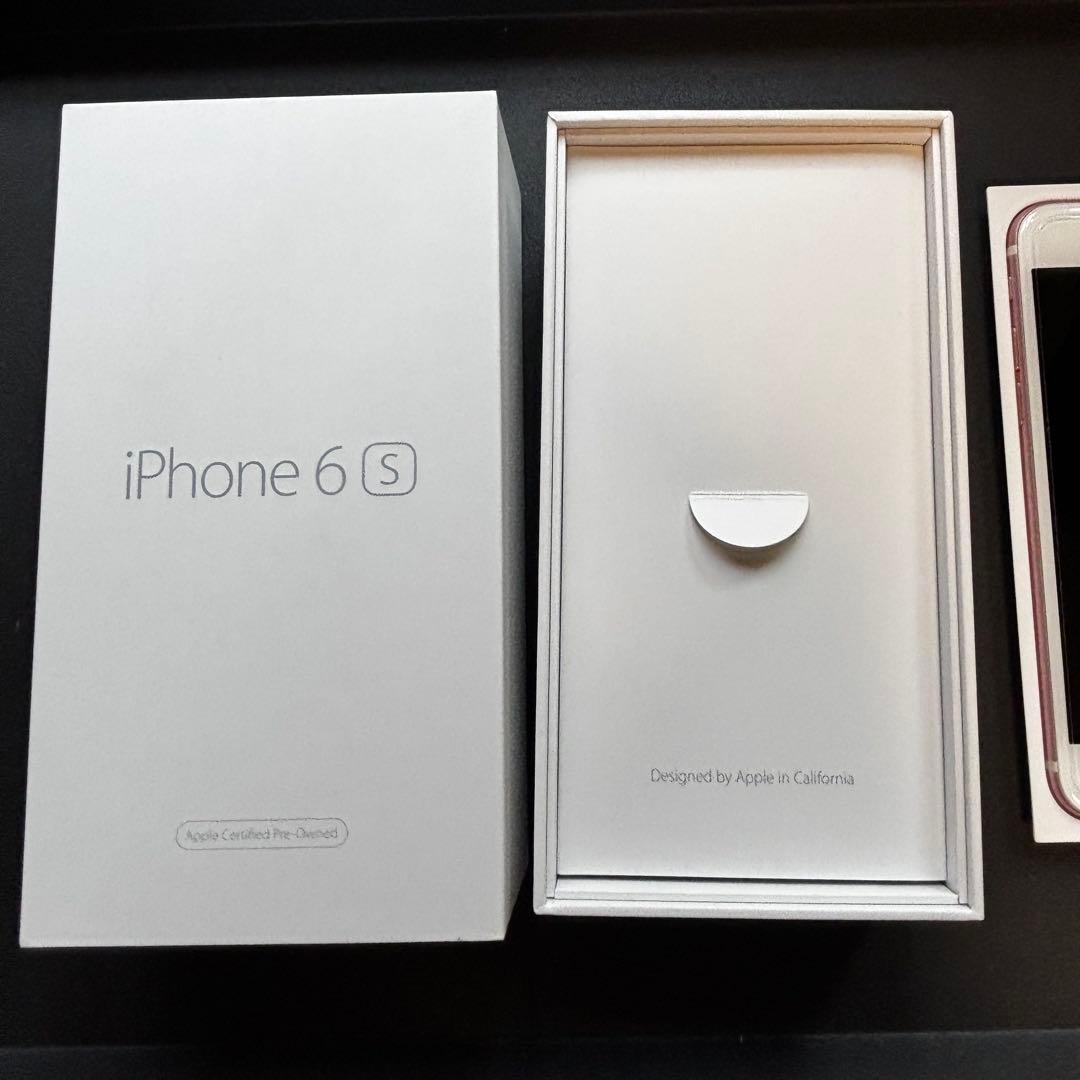 ✨バッテリー100% : 極美品 ✨Apple iPhone 6s SIMフリー