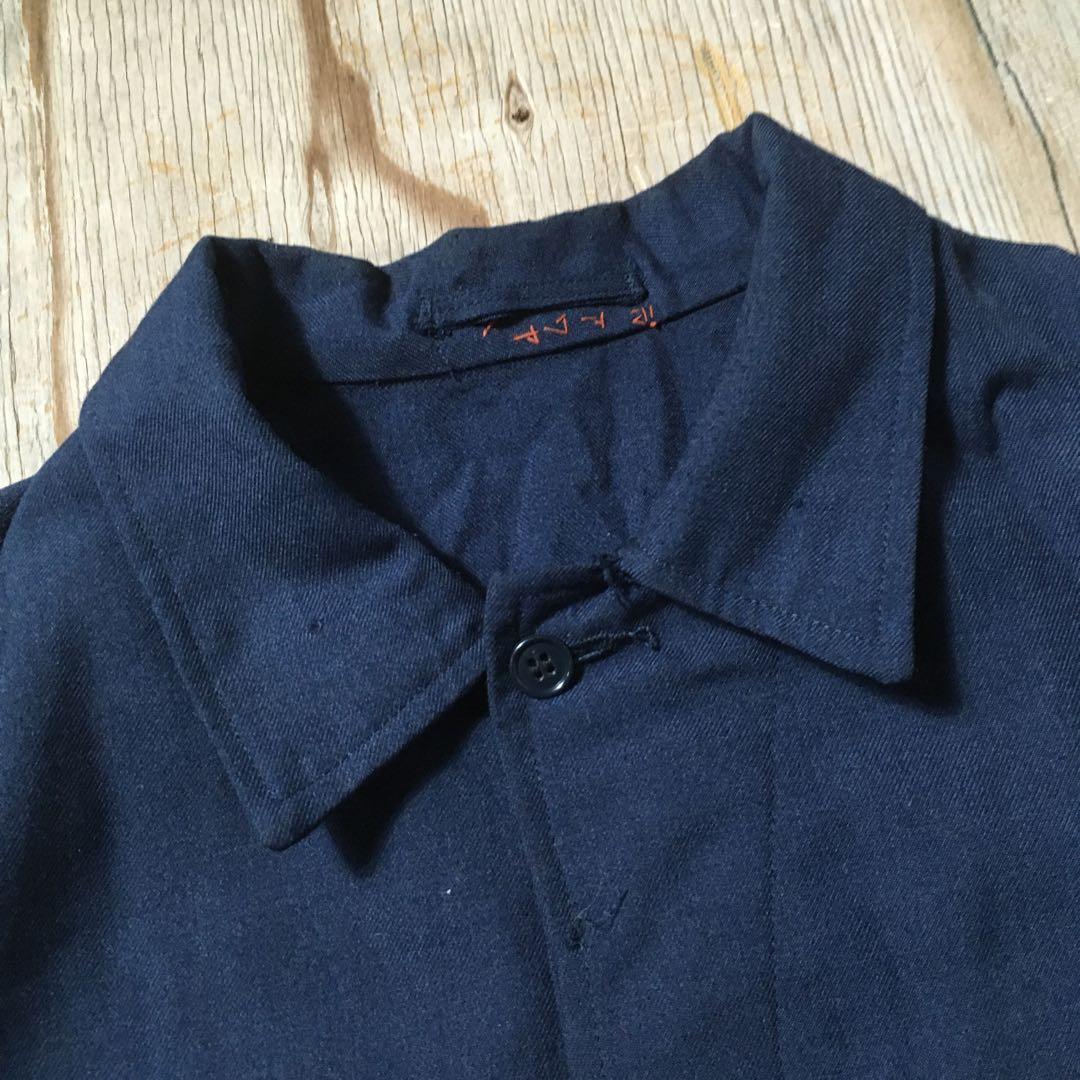 60s 旧国鉄 制服 赤タグ 上下 セット 日本国有鉄道 ナッパ服 昭和44年