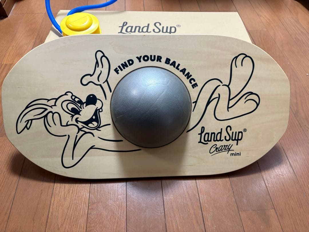 LandSup Crazymini ランドサップ木製バランスボードサーフィン体幹