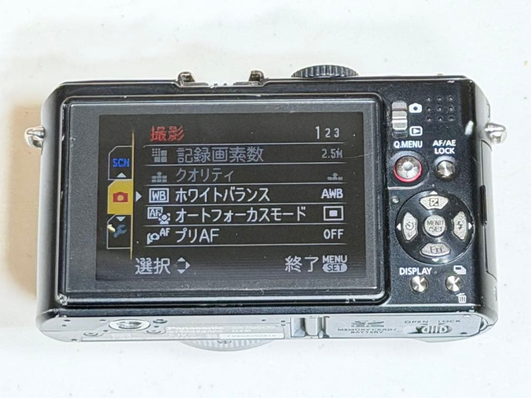 LUMIX DMC-LX3【防湿庫保管】革ケース・ワイコン予備バッテリー付