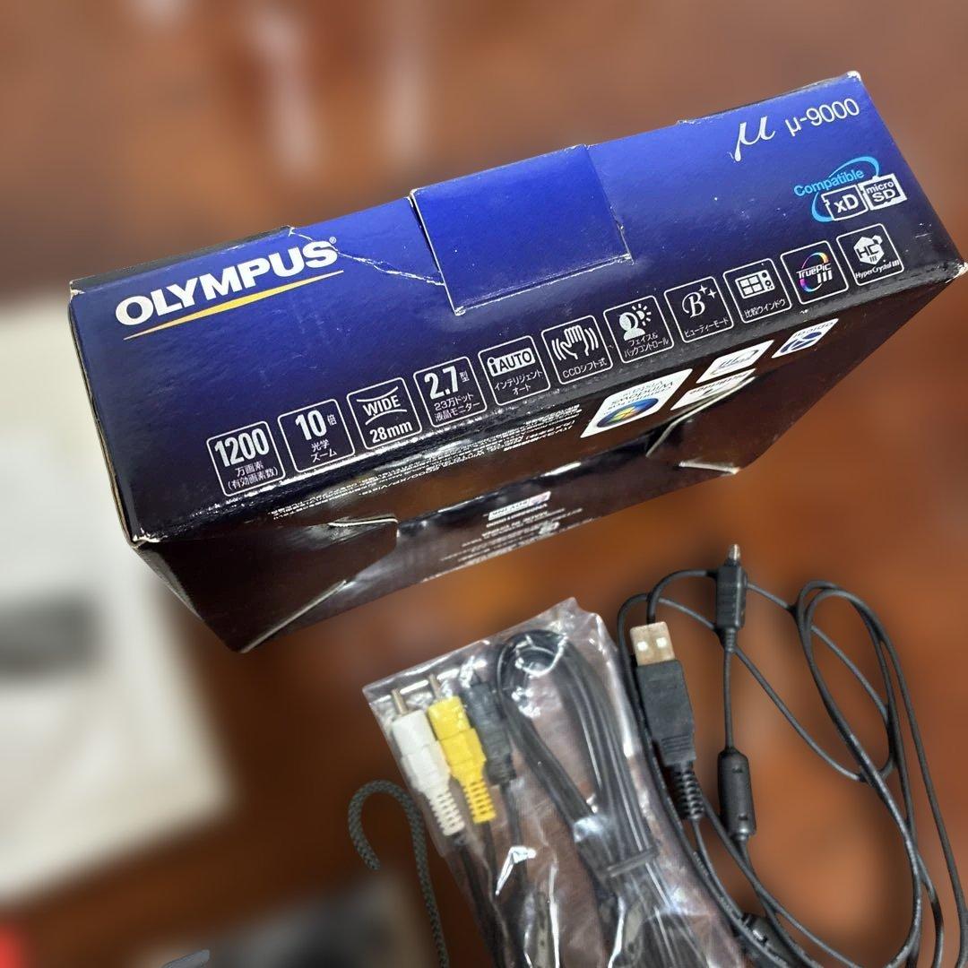 【美品】OLYMPUS μ-9000 希少な純正SDアダプタ付き、microSD