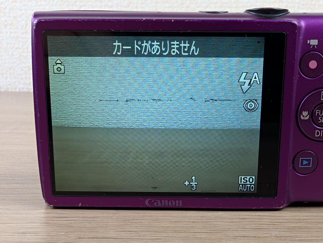 【やや難アリ】Canon キャノン IXY 600F パープル デジタルカメラ