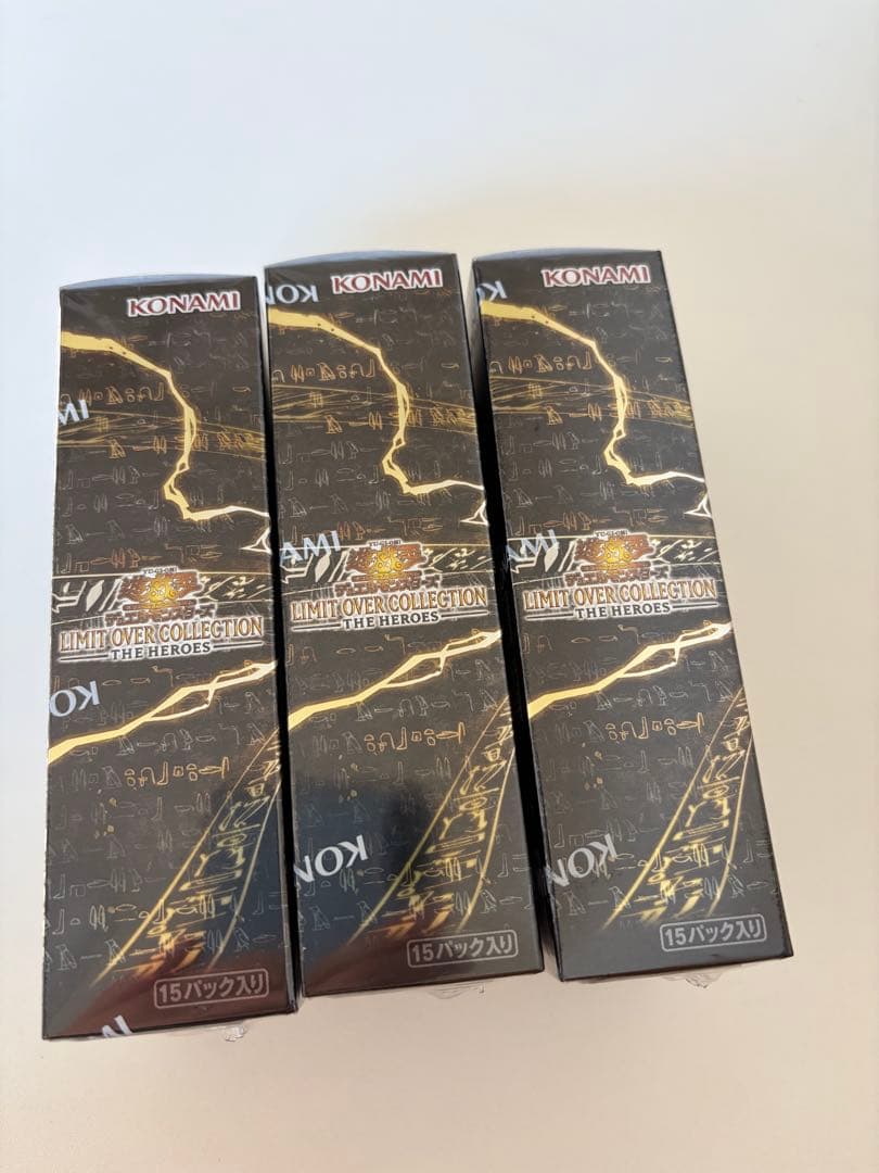 遊戯王 リミットオーバーコレクションヒーローズ 3BOX シュリンク付き