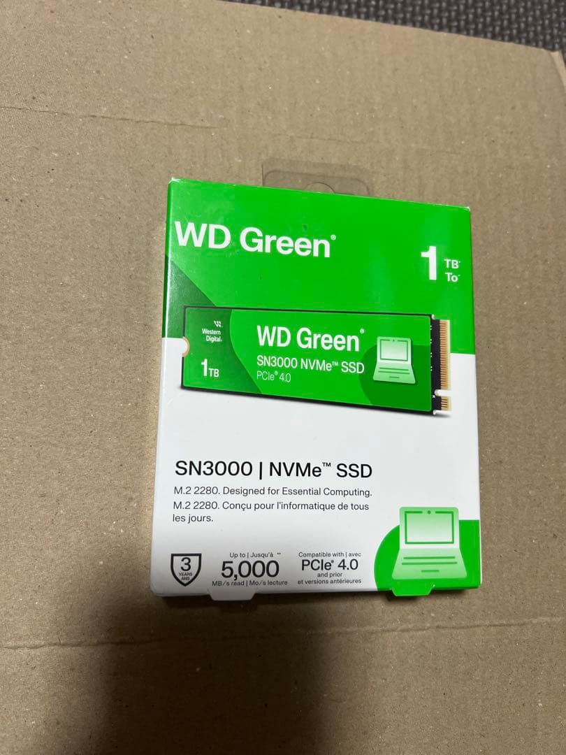 WD ウエスタンデジタル 内蔵SSD 1TB WD Green SN3000
