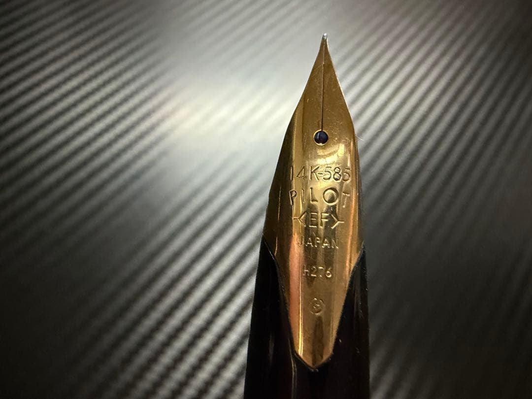極美品 旧型 1970年代 パイロット カスタム カエデ EF 極細字 万年筆