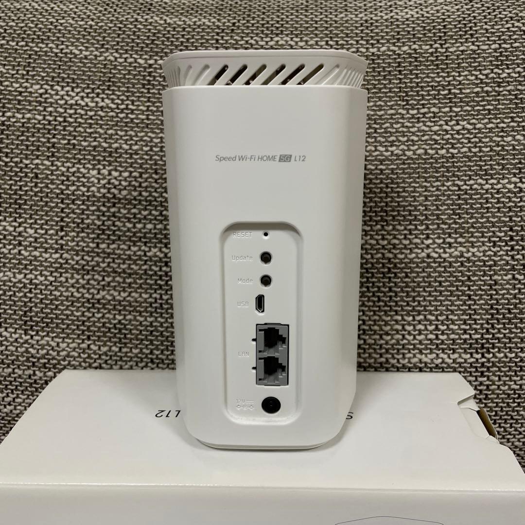 Speed Wi-Fi  5G L12 ホームルーター