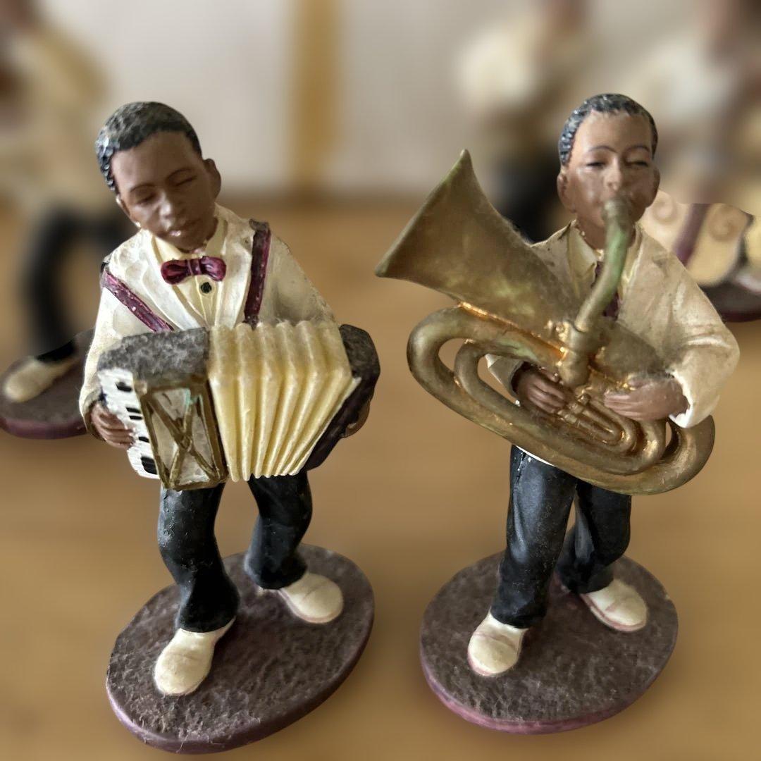 黒人　ジャズ　12体セット　アンティーク　フィギュア　JAZZ