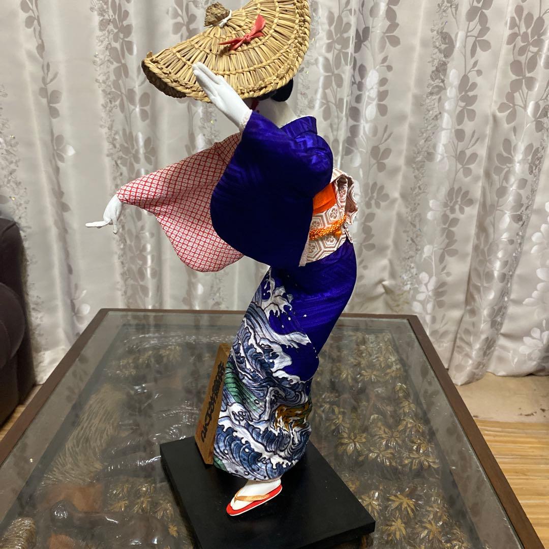 レトロ　とても美しい佐渡おけさ　人形　　高さ45㎝　美品