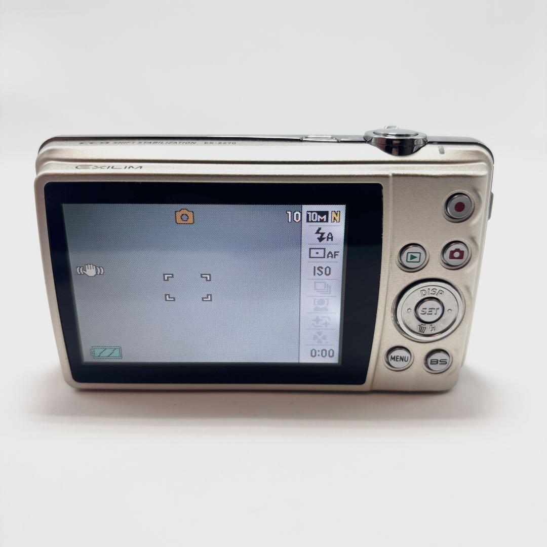【美品】CASIO EXILIM EX-Z270 ゴールド デジタルカメラ