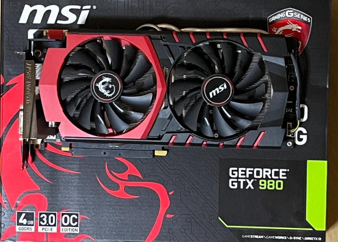【モグモグ様用】MSI GTX 980 GAMING 4G 中古品
