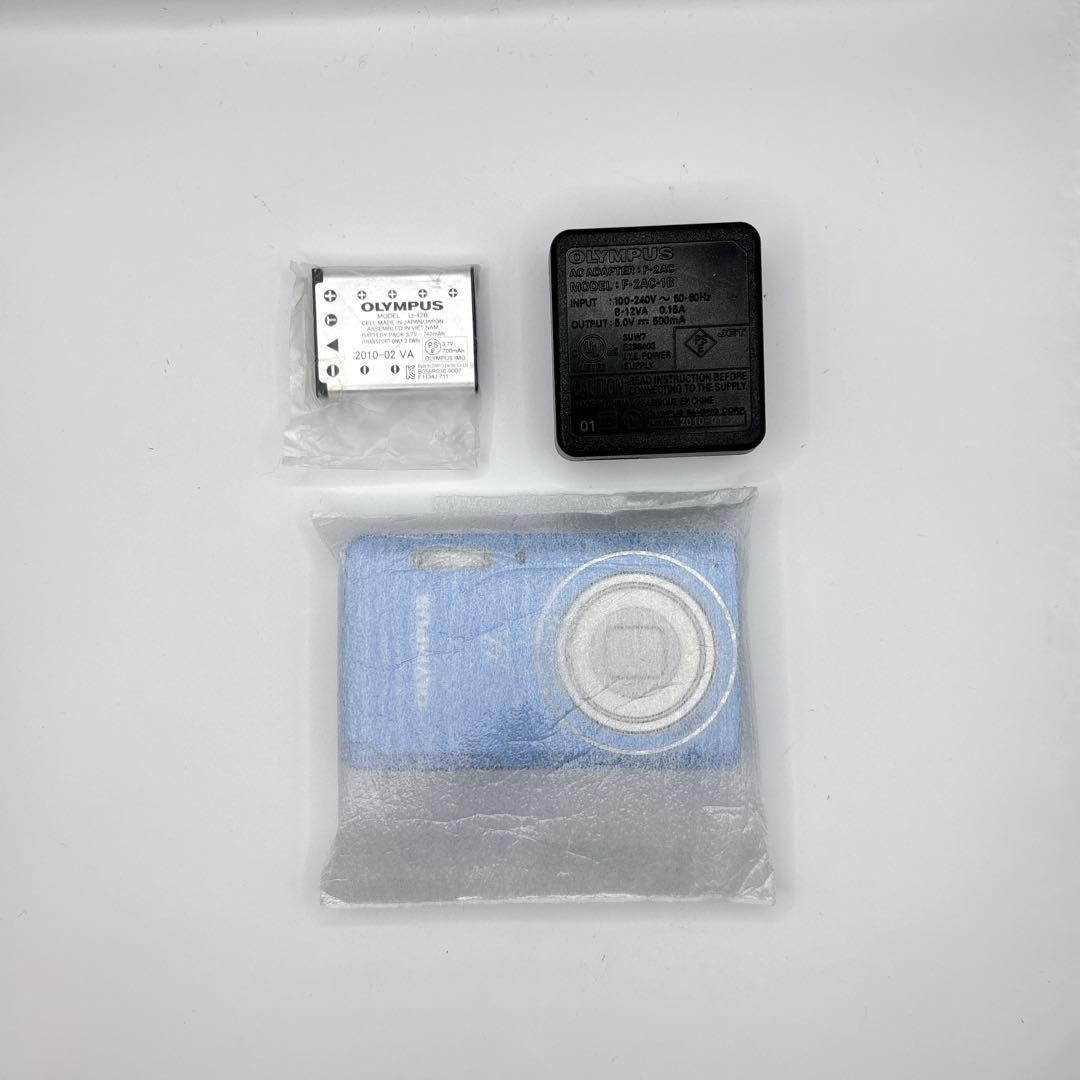 OLYMPUS μ-5010 ブルー　オリンパス　コンデジ　デジカメ　カメラ