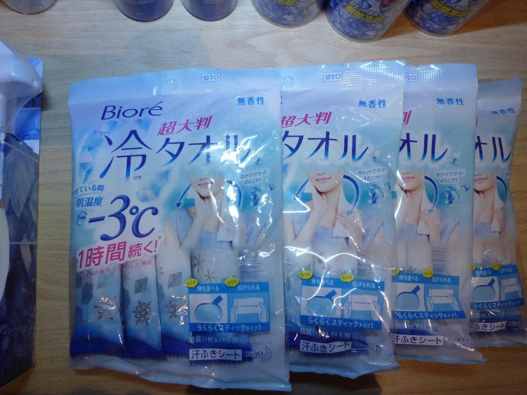 熱中症対策セット　制汗スプレー　冷感タオル　経口補水液
