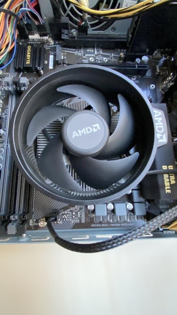 美品 Ryzen 7 5700G ベアボーンキット Gigabyte B550M